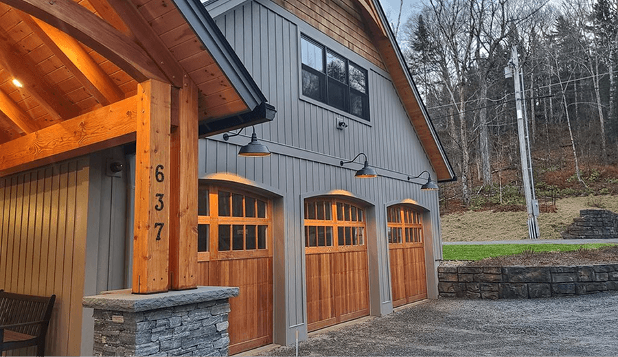 Outdoor barn wall-mounted lighting