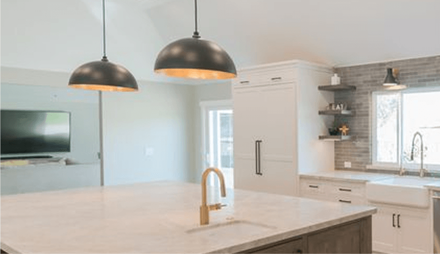 Kitchen island pendant lighting