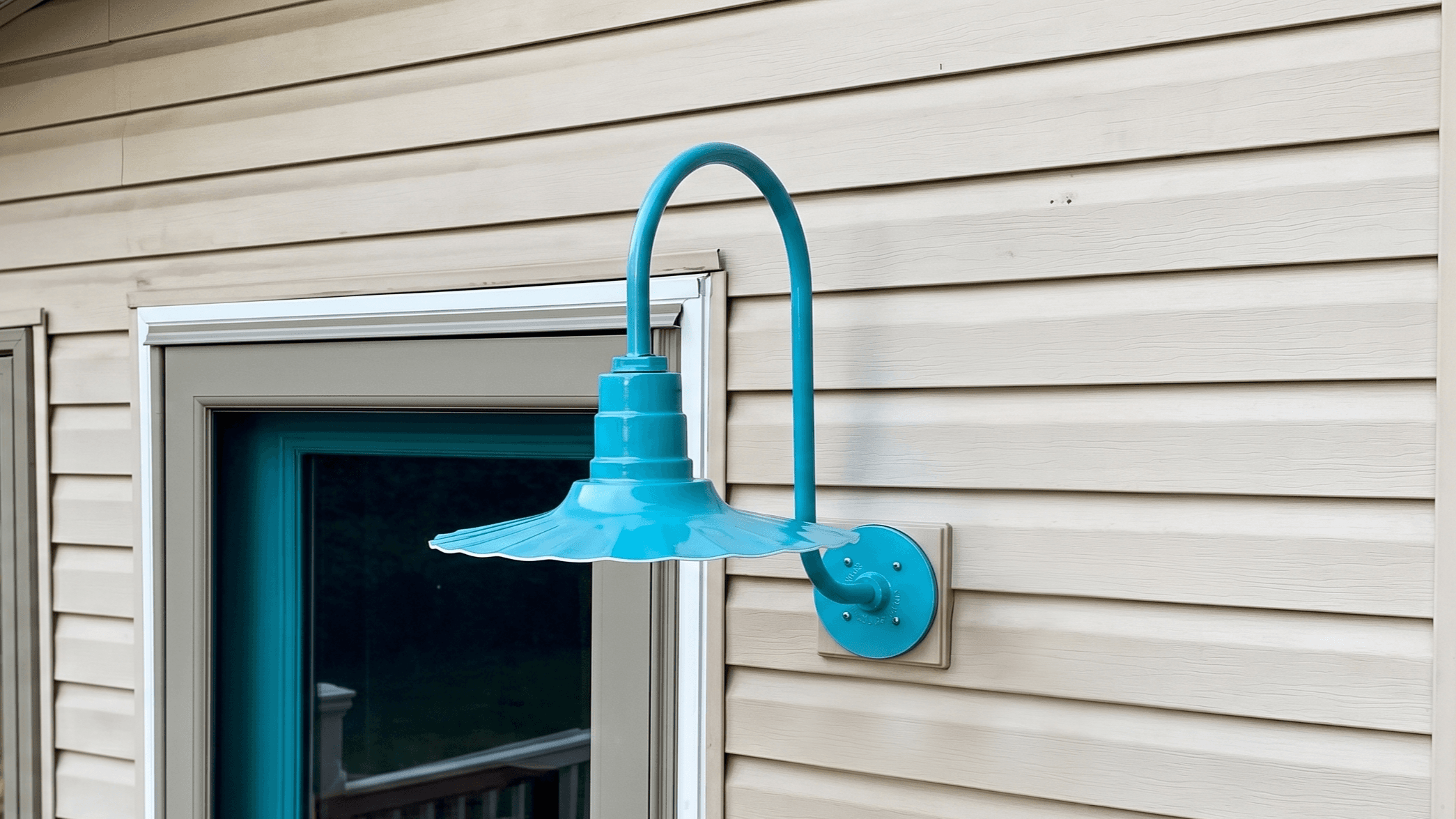 Octane blue custom color fixture in a real-life setting