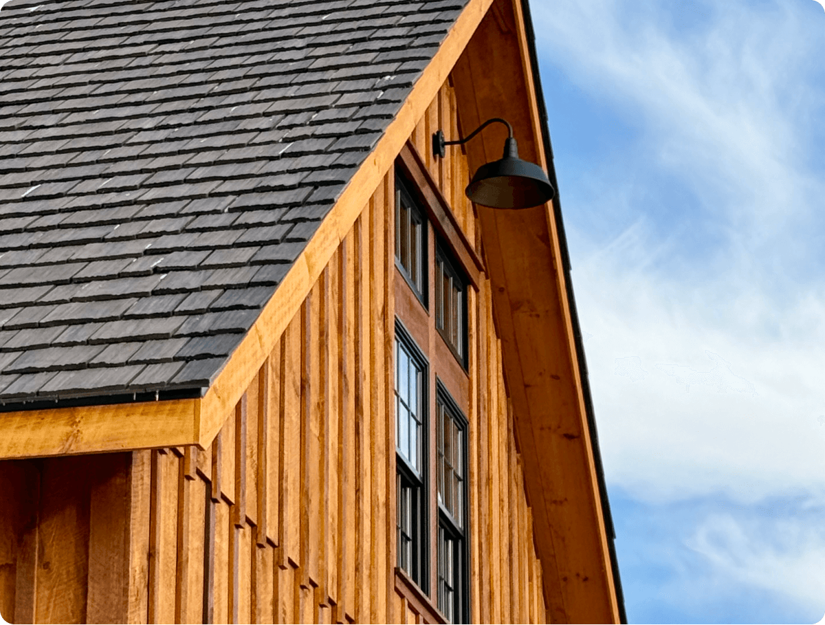 Classic barn style lighting