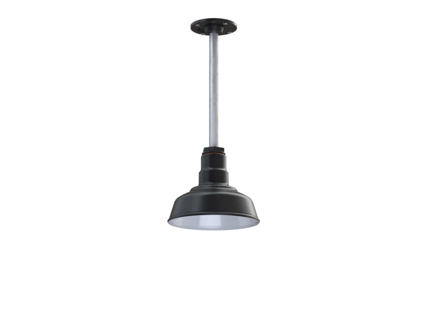 Ceiling Mounted Pendant Barn Lights By Steel Lighting Company