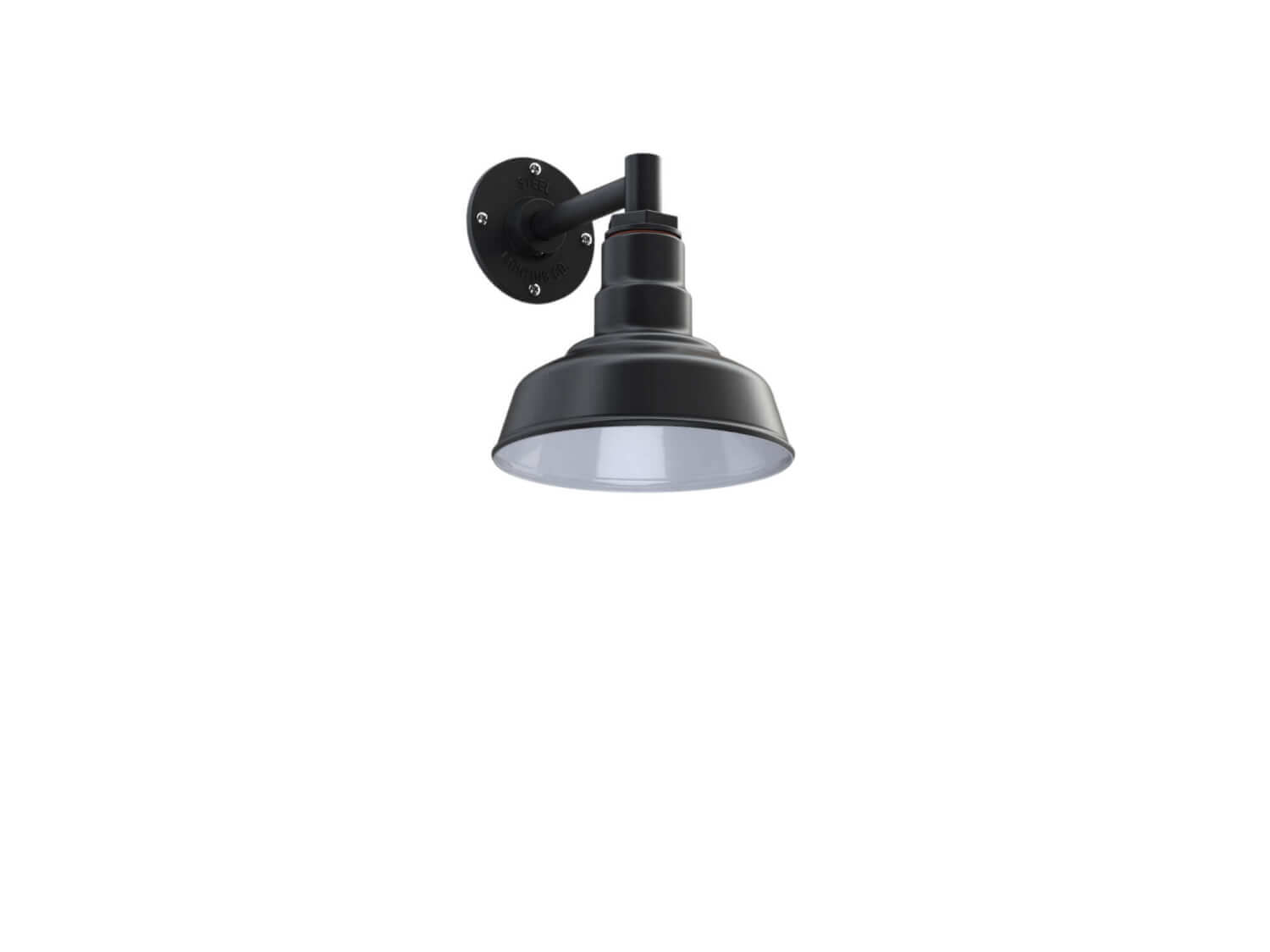 Modern Barn Style Wall Mount Light Steel Lighting Company