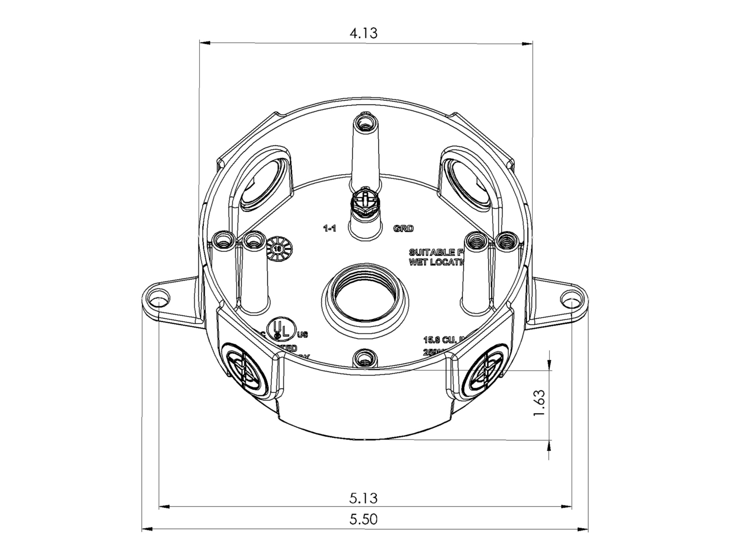 Junction Box Dimensions Standard