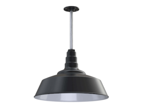 The Manhattan industrial ceiling Pendant light fixture in black