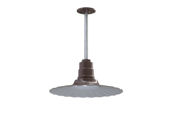 Eagle Rock Ceiling Mounted Light Fixture in Bronze by Steel Lighting Co.