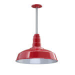 Carson Ceiling Mounted Light Fixture in Red by Steel Lighting Co.