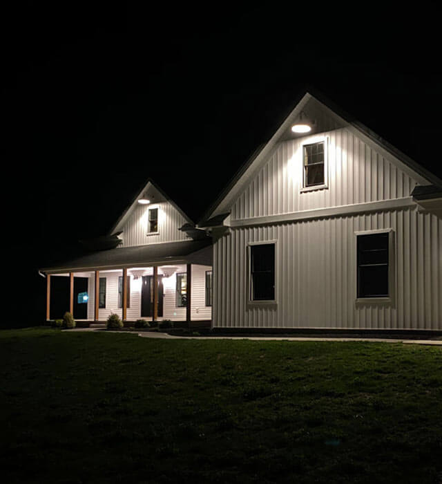 Redondo Barn Light at Night Time 