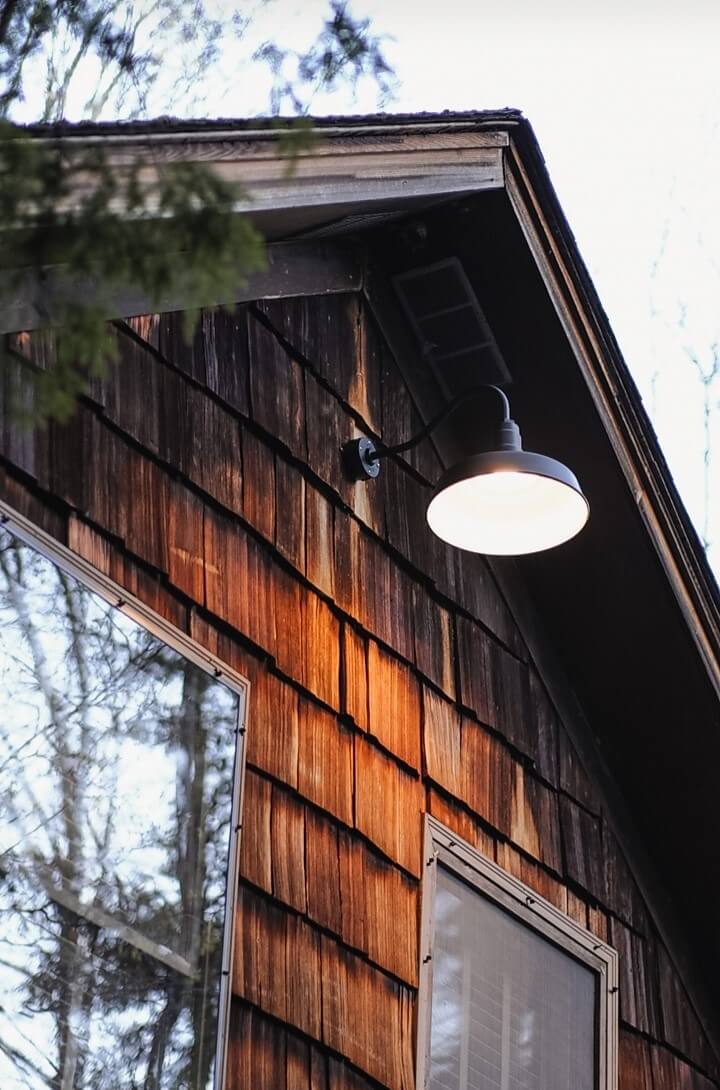 Gooseneck barn light dusk to deals dawn