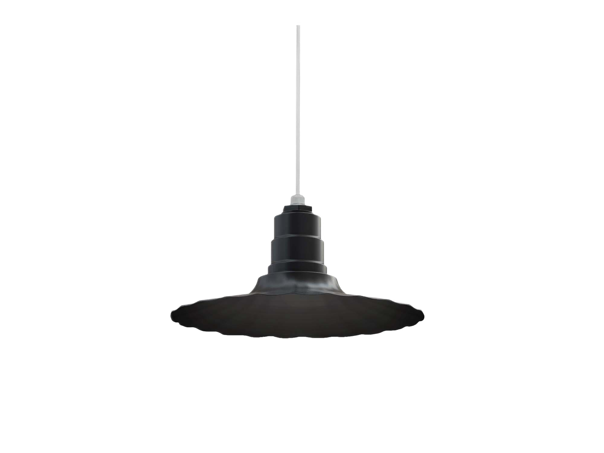 Eagle Rock Color Matte Black Interior Color Matte Black with a 4 ft White Cord