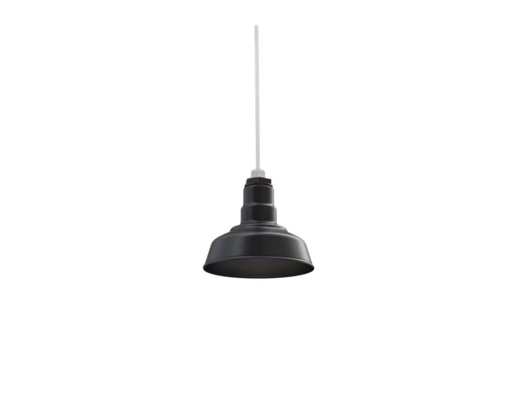 Inglewood Color Matte Black Interior Color Matte Black with a 4 ft White Cord