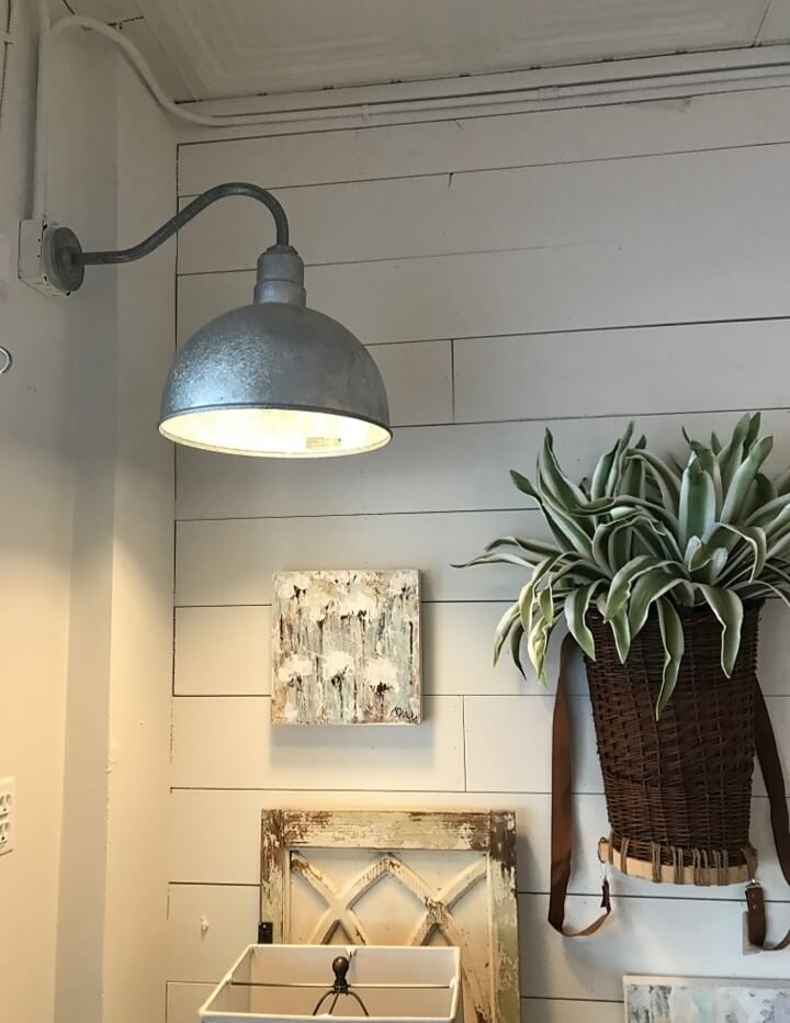 The Hollywood Bowl Galvanized Barn Light