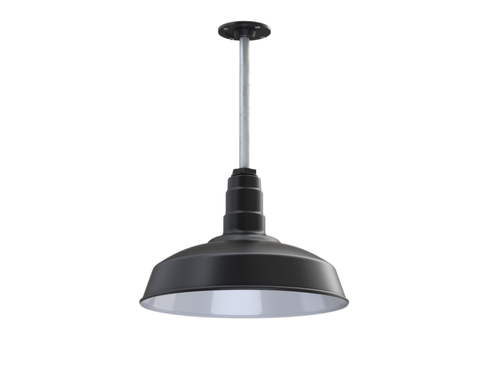 The Carson Galvanized Pendant Light - Bathroom ceiling light fixtures