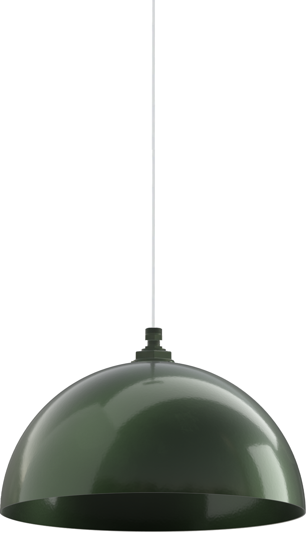 Brentwood Color Hunter Green Interior Color Hunter Green with a 4 ft White Cloth Cord