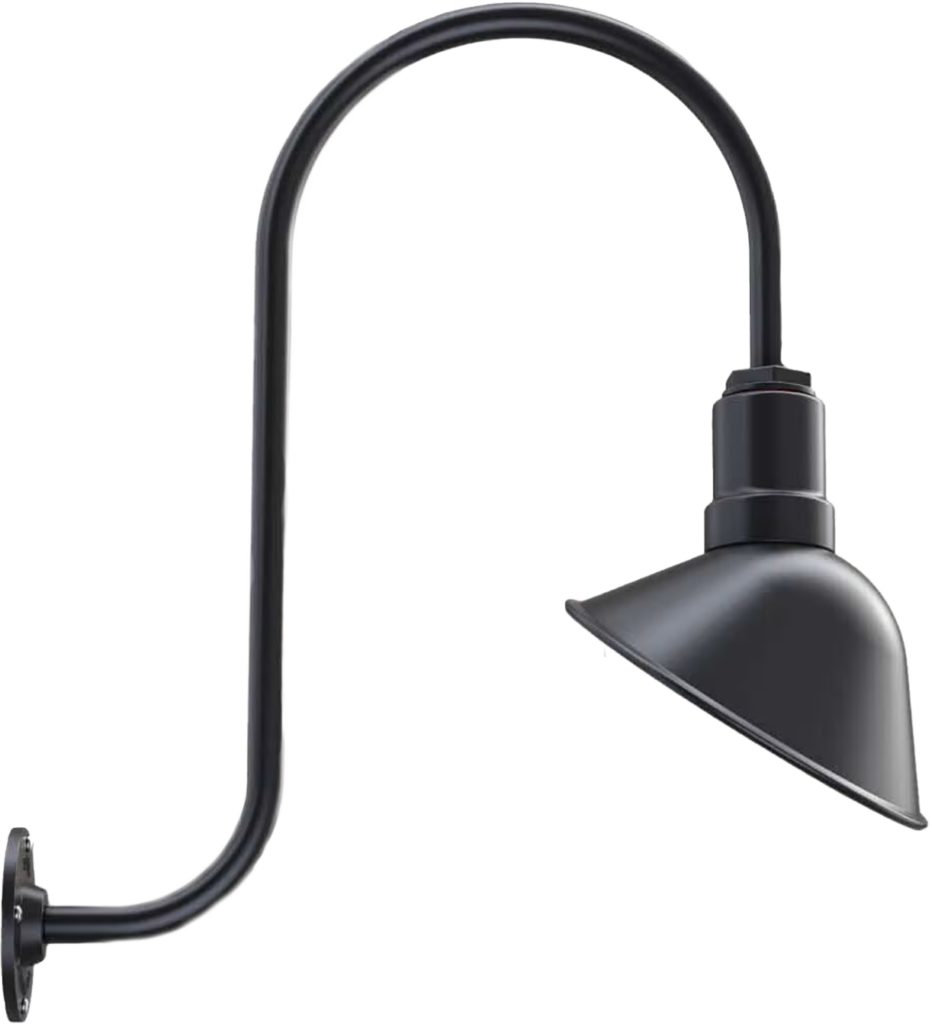 Venice Color Matte Black Interior Color Brass with a Upward Sloping