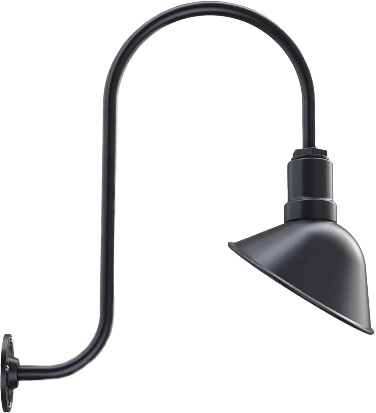 Venice Color Matte Black Interior Color Brass with a Upward Sloping