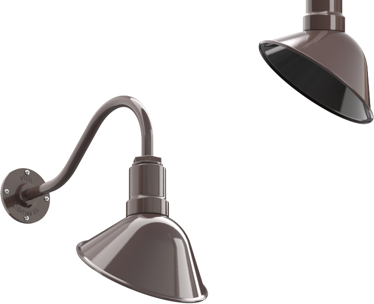 Venice Color Dark Bronze Interior Color Dark Bronze with a 16" Gooseneck