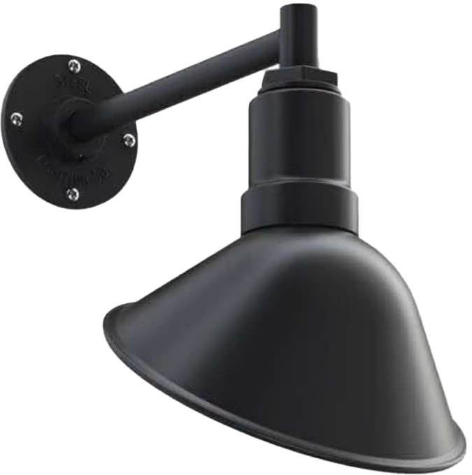 Venice Color Matte Black Interior Color Matte Black with a 11" Straight Arm