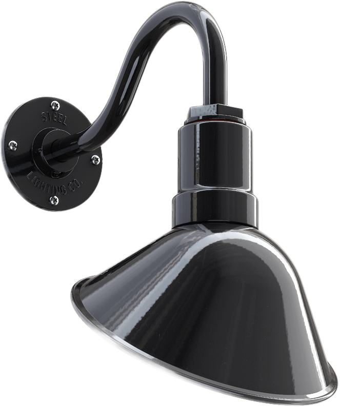 Venice Color Black Interior Color White with a 11" Gooseneck