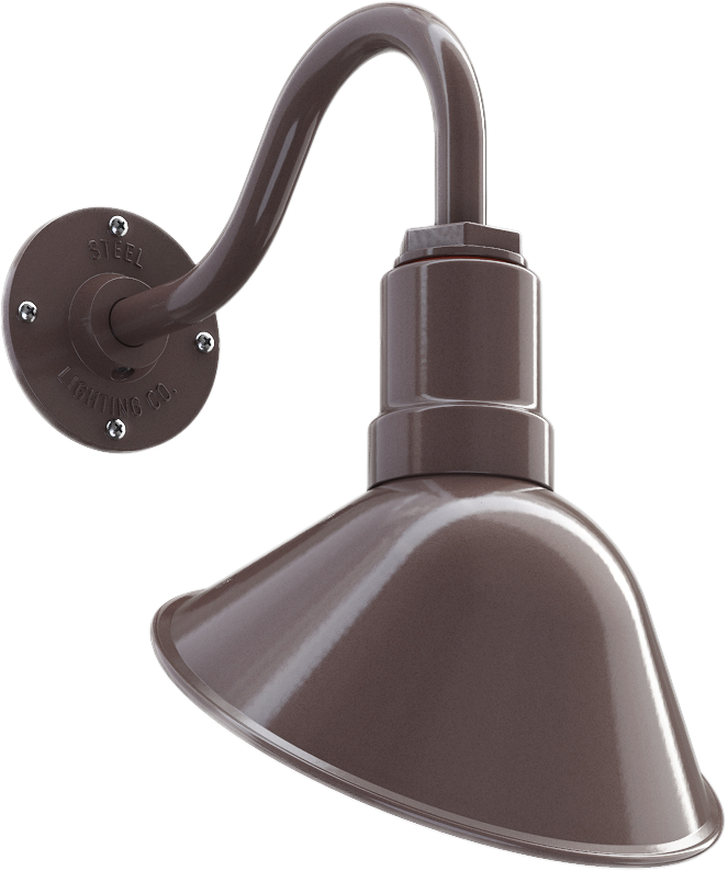 Venice Color Dark Bronze Interior Color White with a 11" Gooseneck
