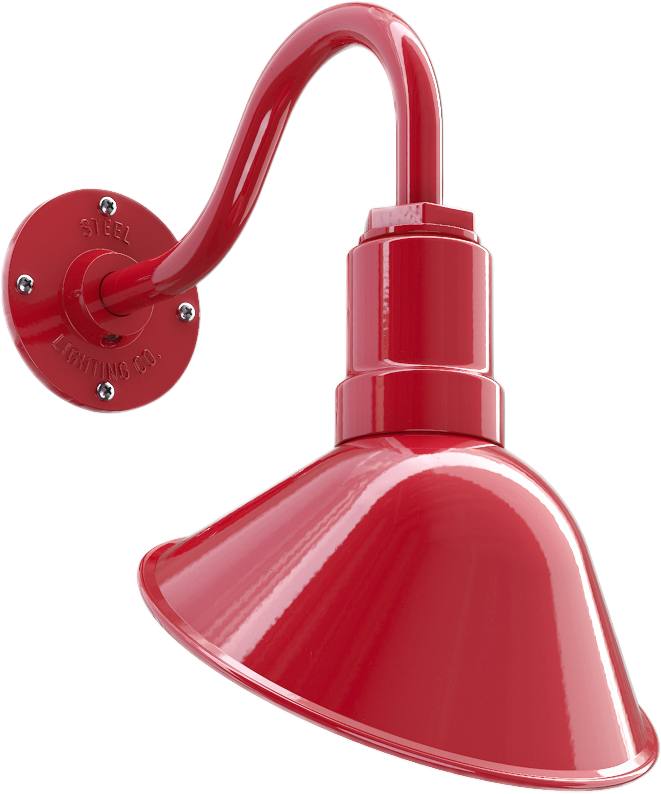 Venice Color Red Interior Color White with a 11" Gooseneck