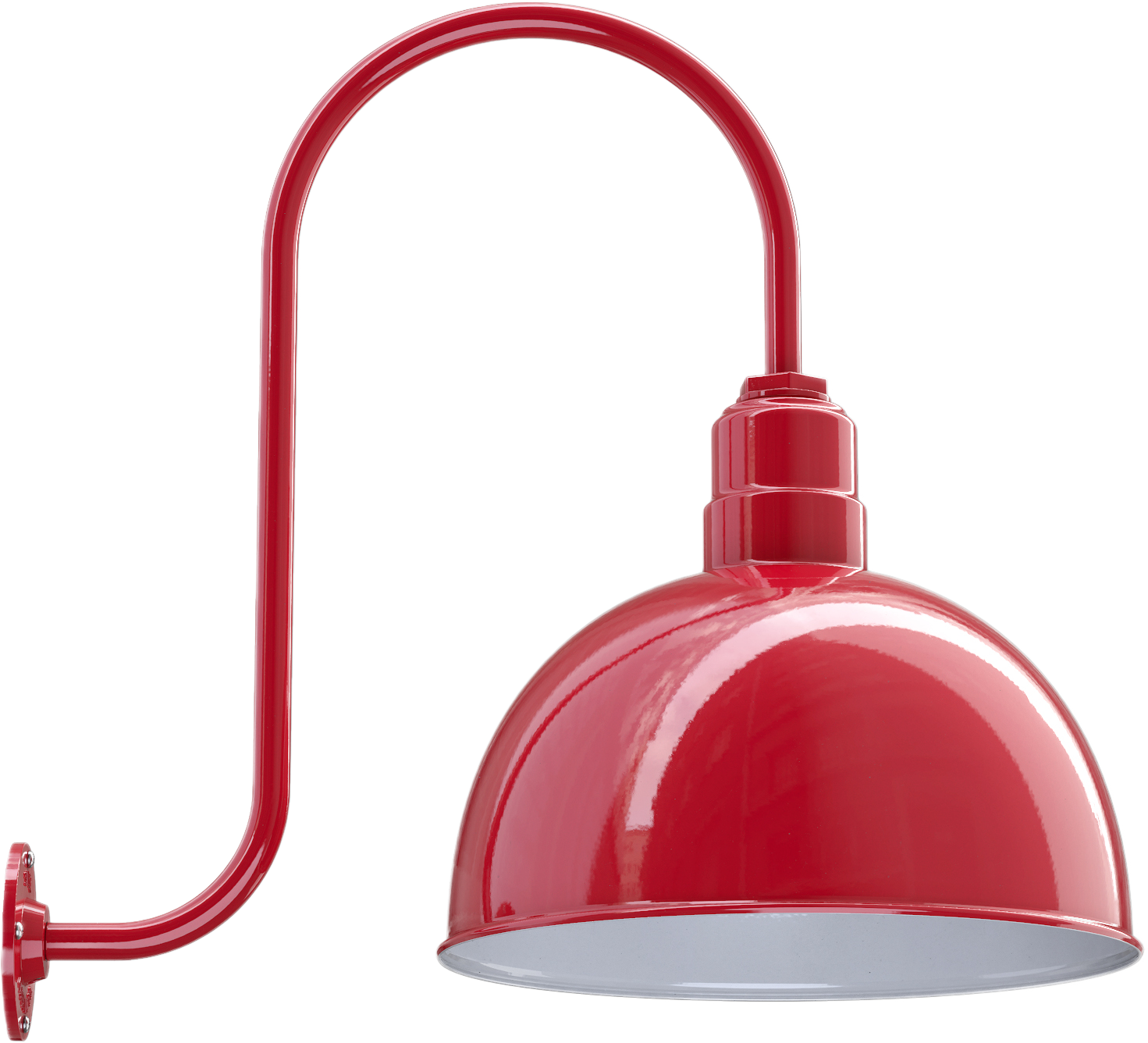 Hollywood Bowl Color Red Interior Color White with a Upward Sloping