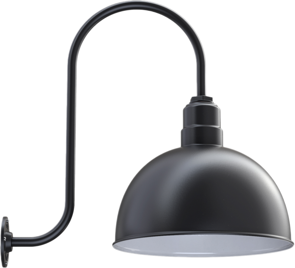 Hollywood Bowl Color Matte Black Interior Color White with a Upward Sloping