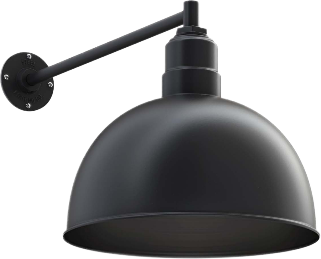 Hollywood Bowl Color Matte Black Interior Color Matte Black with a 20" Straight Arm