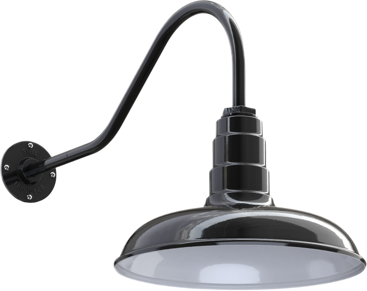 Topanga Color Black Interior Color White with a 23" Gooseneck