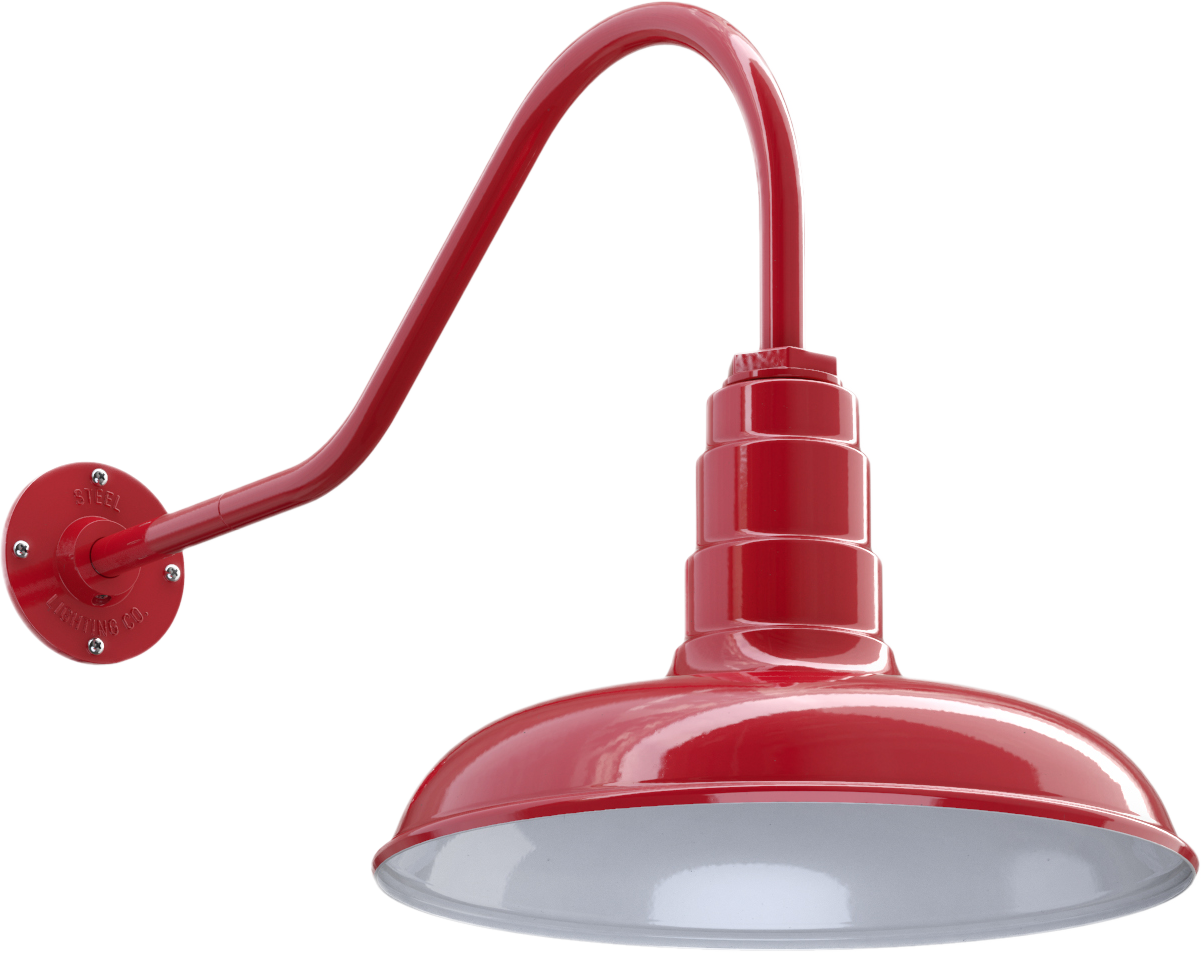 Topanga Color Red Interior Color White with a 23" Gooseneck