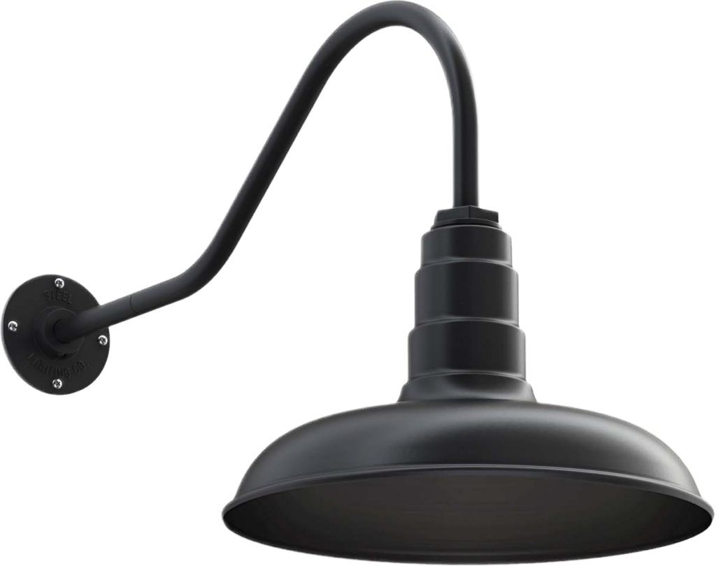 Topanga Color Matte Black Interior Color Matte Black with a 23" Gooseneck