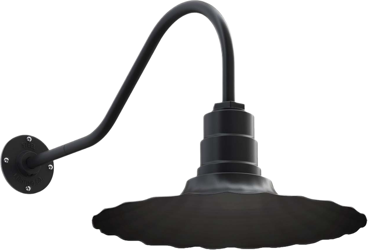 Highland Park Color Matte Black Interior Color Matte Black with a 23" Gooseneck