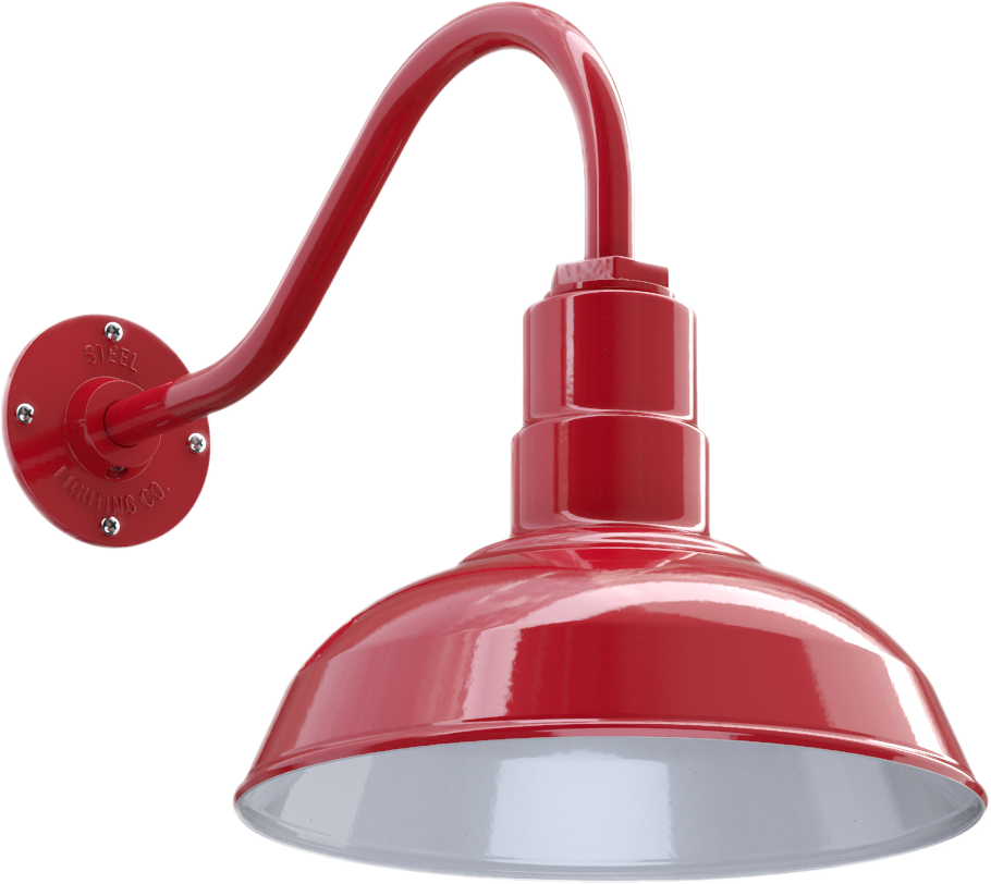 Westchester Color Red Interior Color White with a 16" Gooseneck