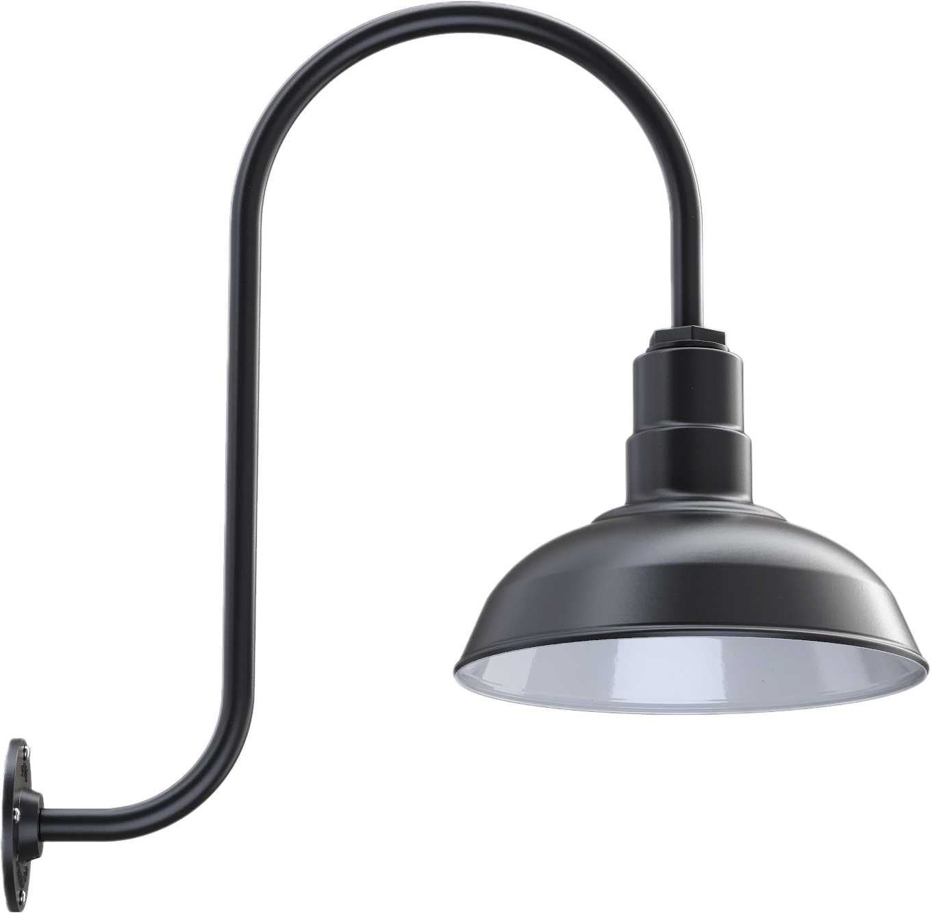 Westchester Color Matte Black Interior Color White with a Upward Sloping