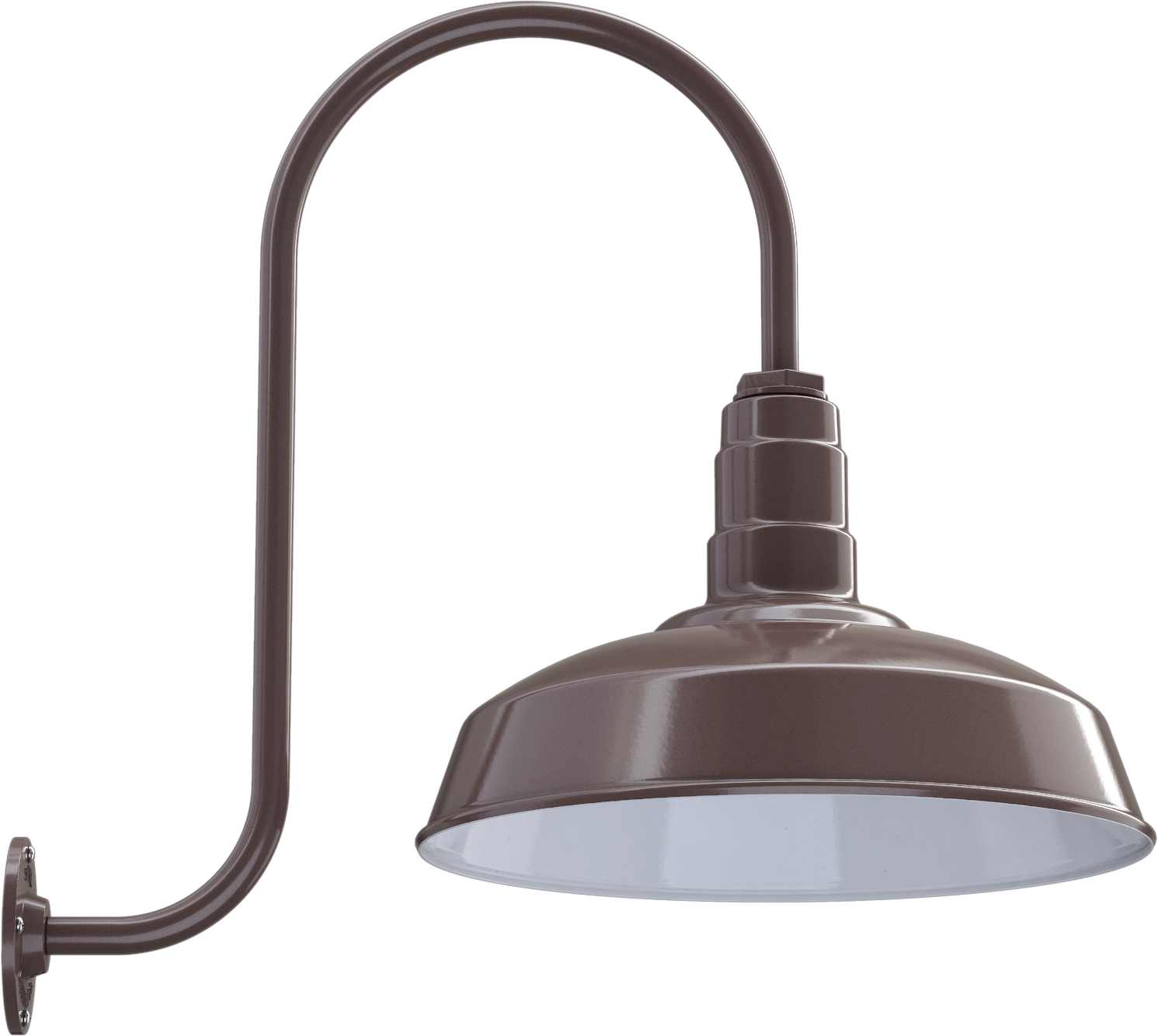 Gardena Color Dark Bronze Interior Color White with a Upward Sloping