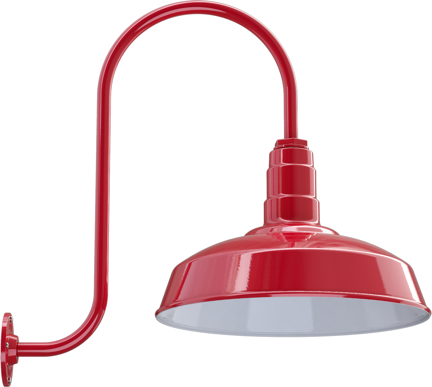 Gardena Color Red Interior Color White with a Upward Sloping