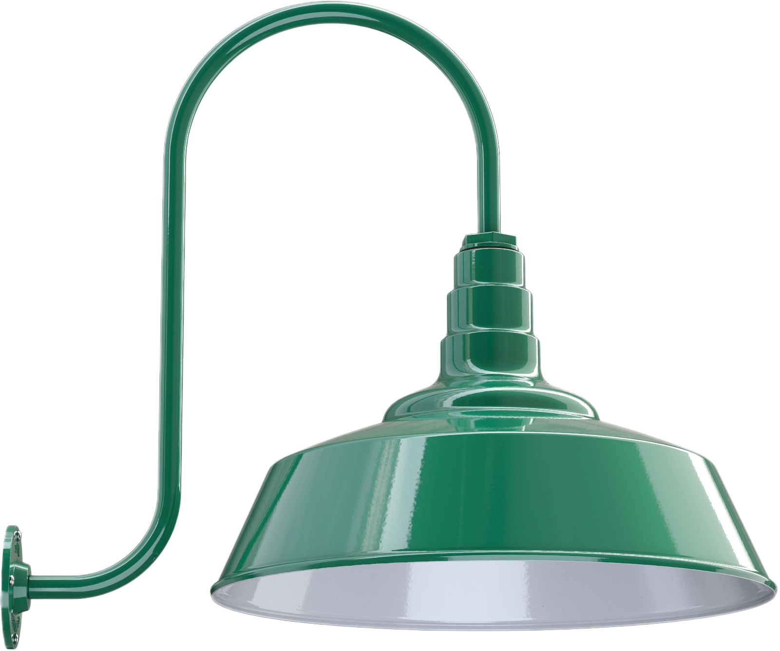 Redondo Color Green Interior Color White with a Upward Sloping