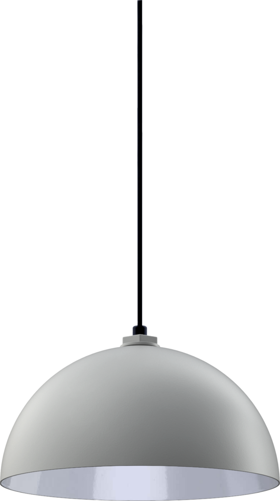 Beverly Color Modern Gray Interior Color White with a 4 ft Black Cord