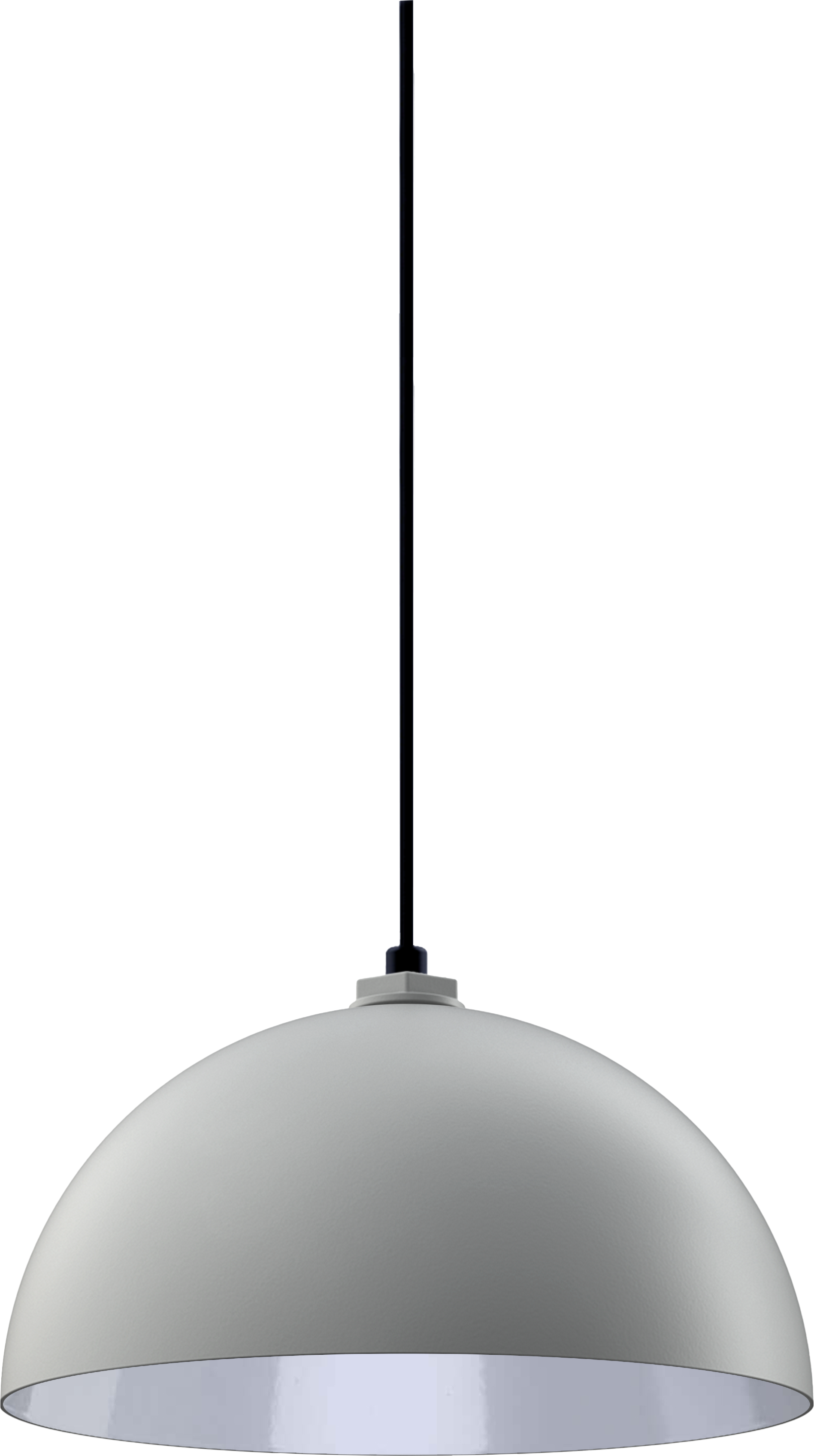 Beverly Color Modern Gray Interior Color White with a 4 ft Black Cord