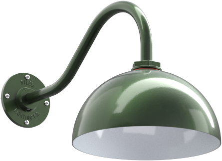 Hunter Green | White | 16-gooseneck