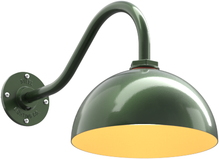 Hunter Green | Brass | 16-gooseneck