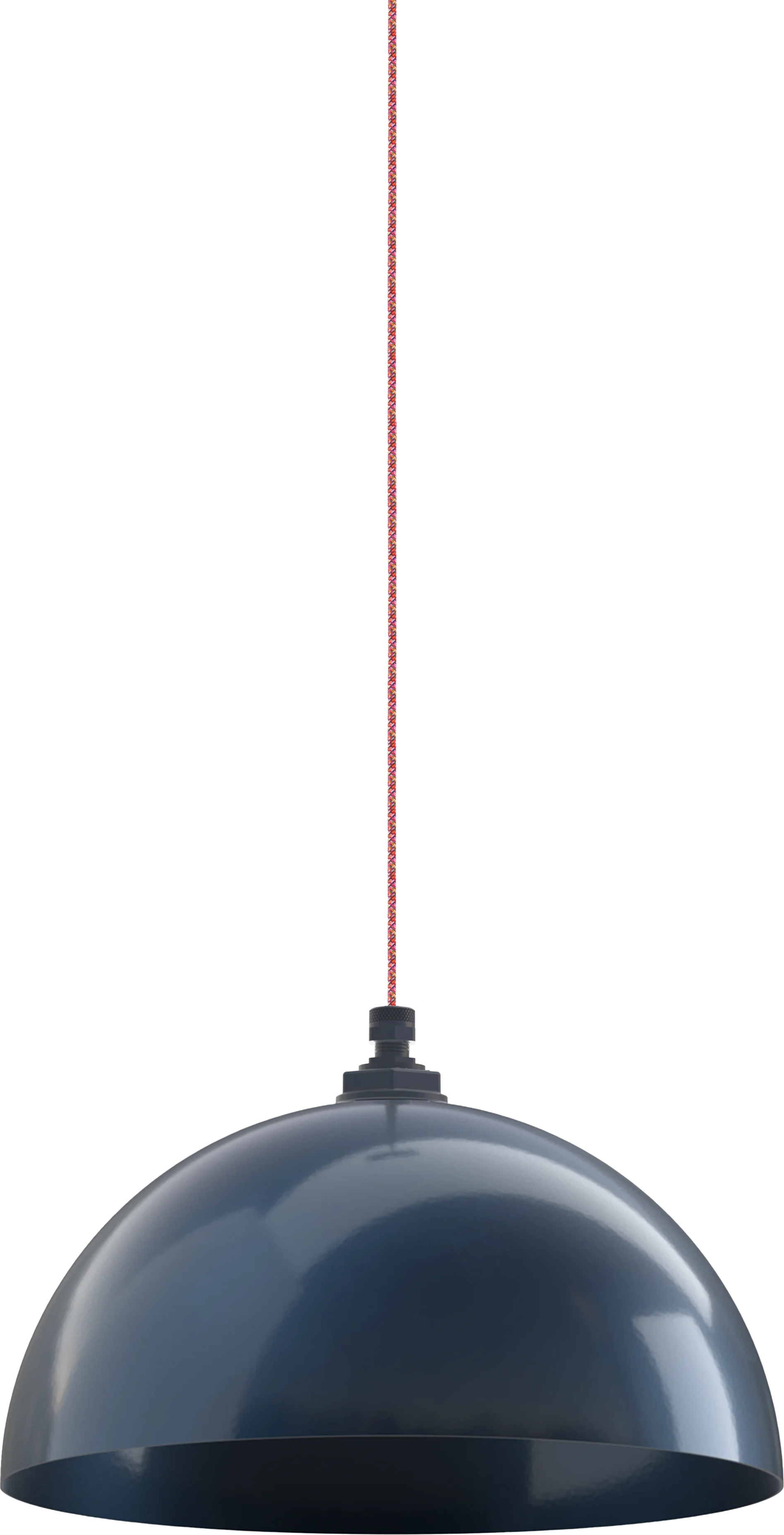 Beverly Color Gray Blue Interior Color Gray Blue with a 4 ft Sprinkles Cloth Cord