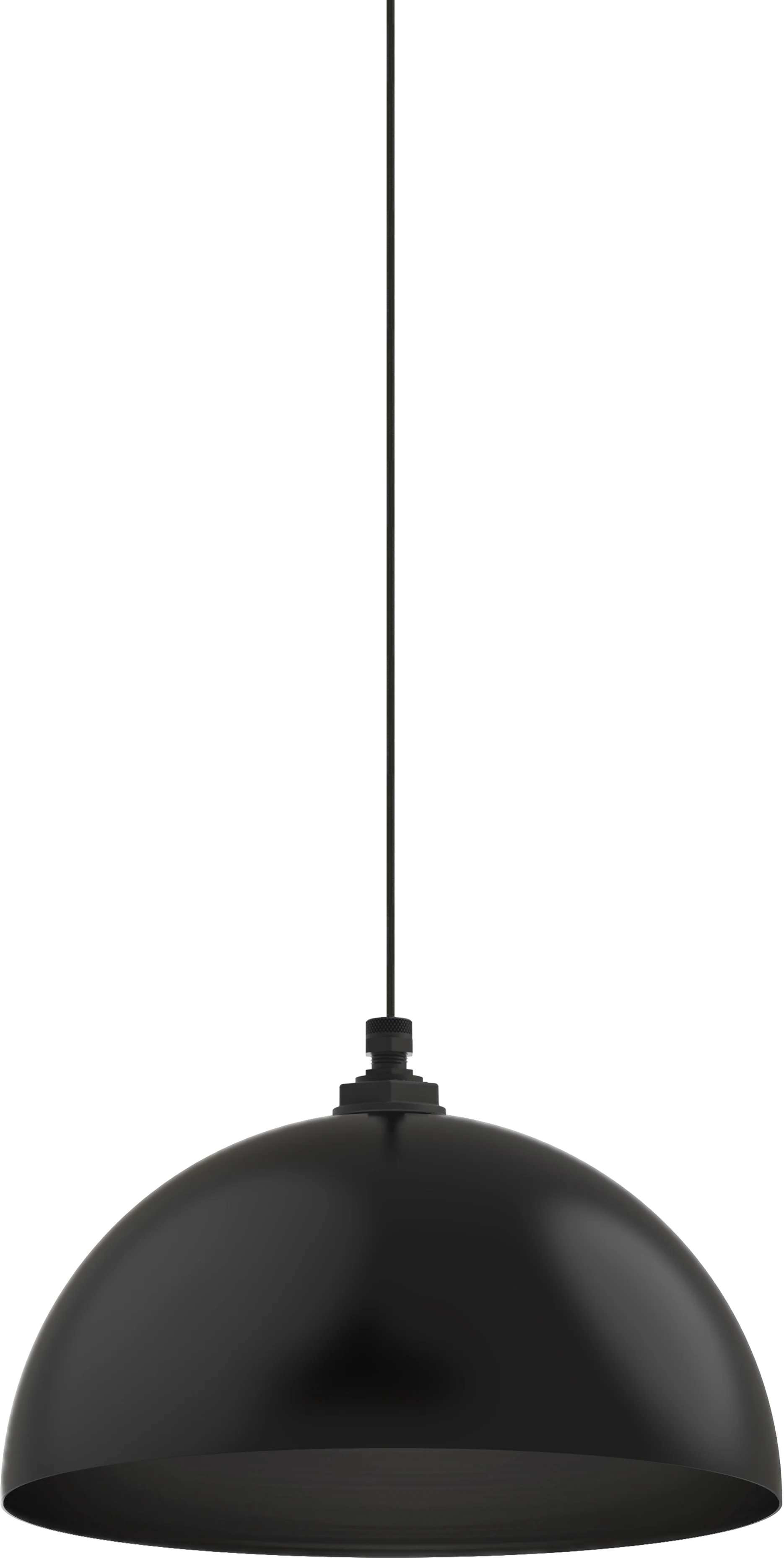 Beverly Color Matte Black Interior Color Matte Black with a 4-ft-Black-Cloth-Cord