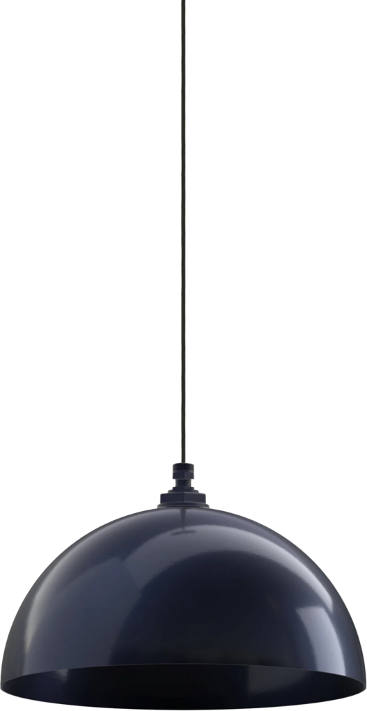 Brentwood Color Navy Blue Interior Color Navy Blue with a 4-ft-Black-Cloth-Cord
