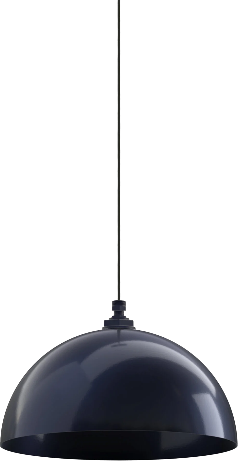 Brentwood Color Navy Blue Interior Color Navy Blue with a 4-ft-Black-Cloth-Cord