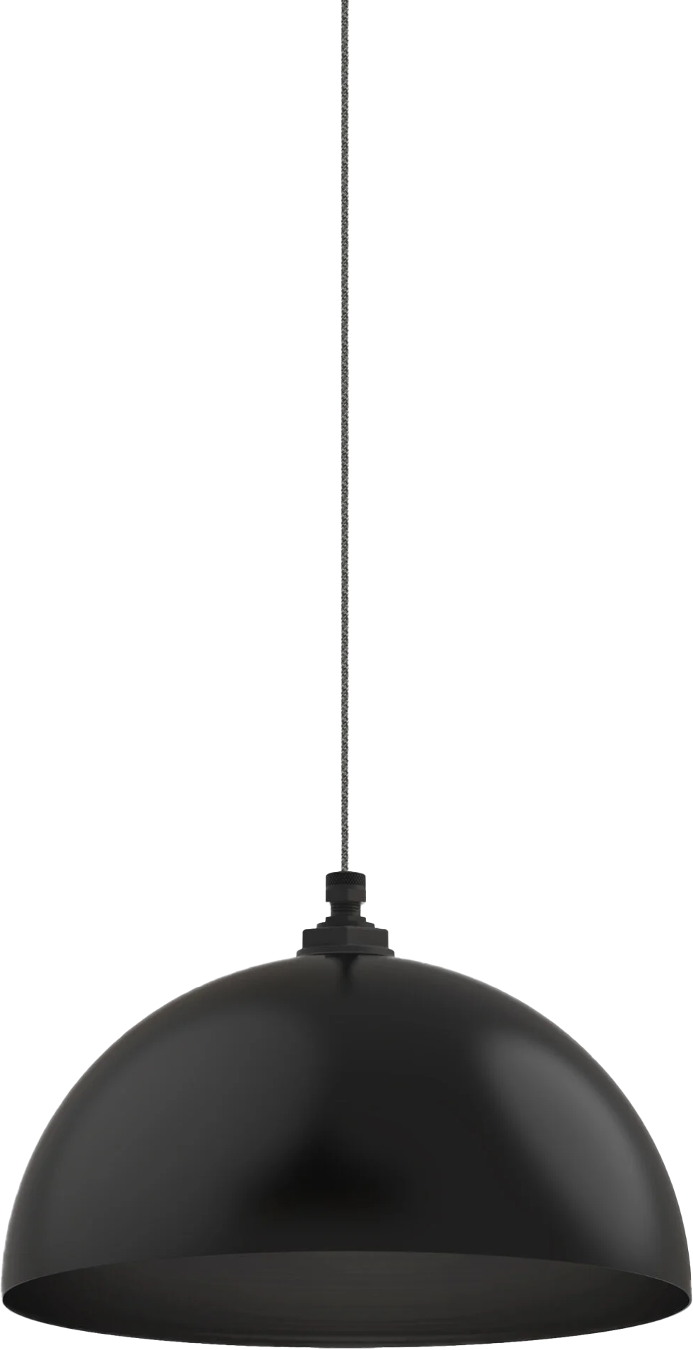 Brentwood Color Matte Black Interior Color Matte Black with a 4 ft Gray Tweed Cloth Cord