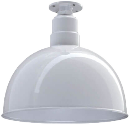 Rose Bowl Color White Interior Color White with a Flush Mount