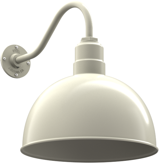 Hollywood Bowl Color Cream Interior Color Cream with a 16" Gooseneck