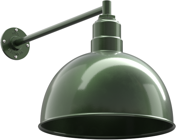 Hollywood Bowl Color Hunter Green Interior Color Hunter Green with a 20" Straight Arm