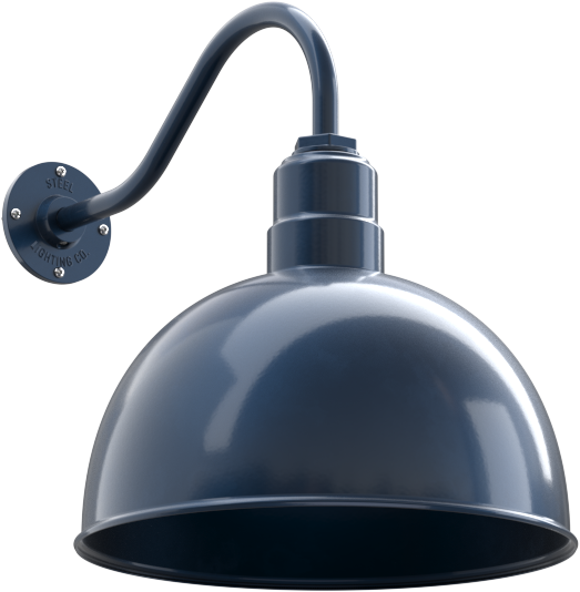 Hollywood Bowl Color Gray Blue Interior Color Gray Blue with a 16" Gooseneck