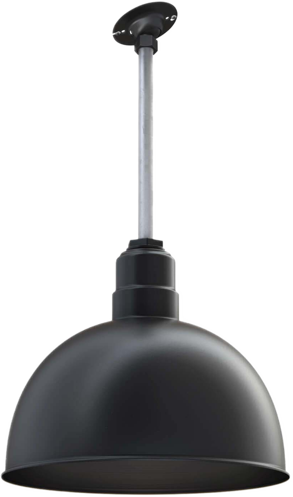Rose Bowl Color Matte Black Interior Color Matte Black with a 12" Sloped Stem